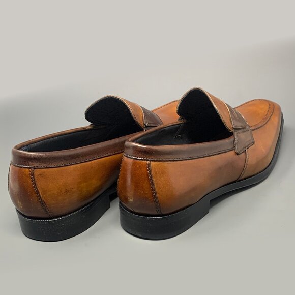 *NEW* / Mark by FIRMANI / Handmade Italian Calfskin Slip-On Loafers / Men’s 13 - Picture 3 of 9